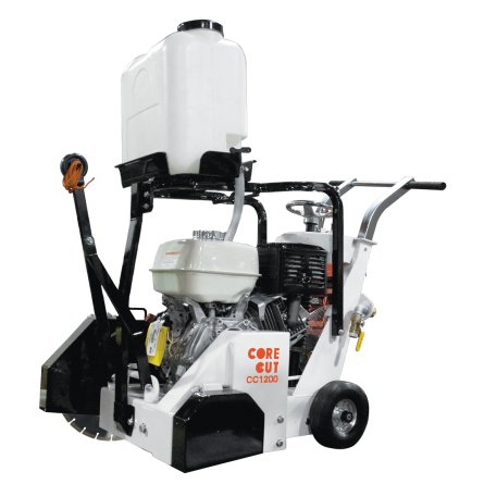 CC1200XL Small Walk Behind Concrete Saw - Heavy Duty Construction Cutter for Asphalt, Pavement & Masonry - Perfect for DIY Projects & Professional Use