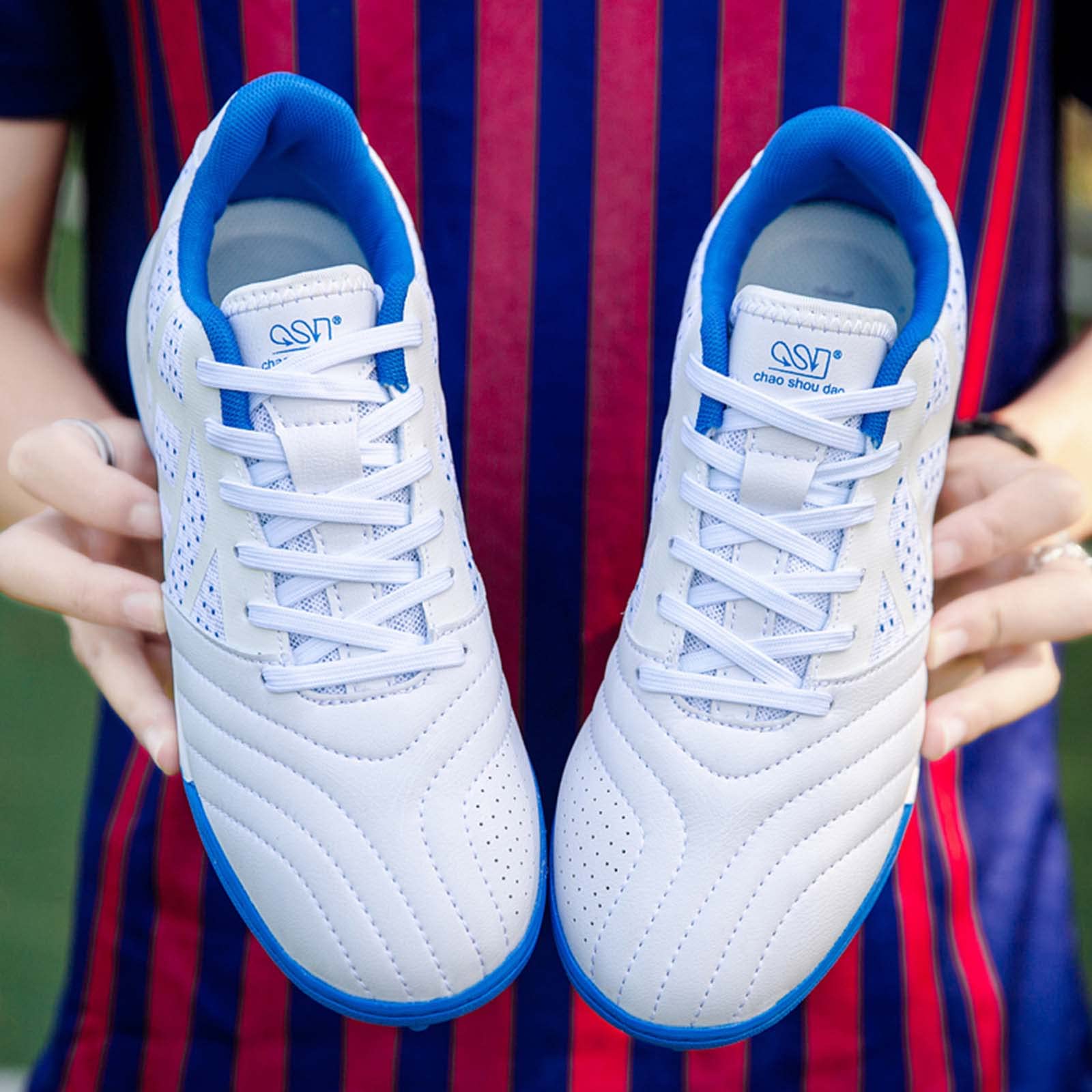 Eliogn Men's & Youth Soccer Cleats - Turf & Ground Football Shoes for Boys & Girls | Lightweight & Durable for Training & Matches