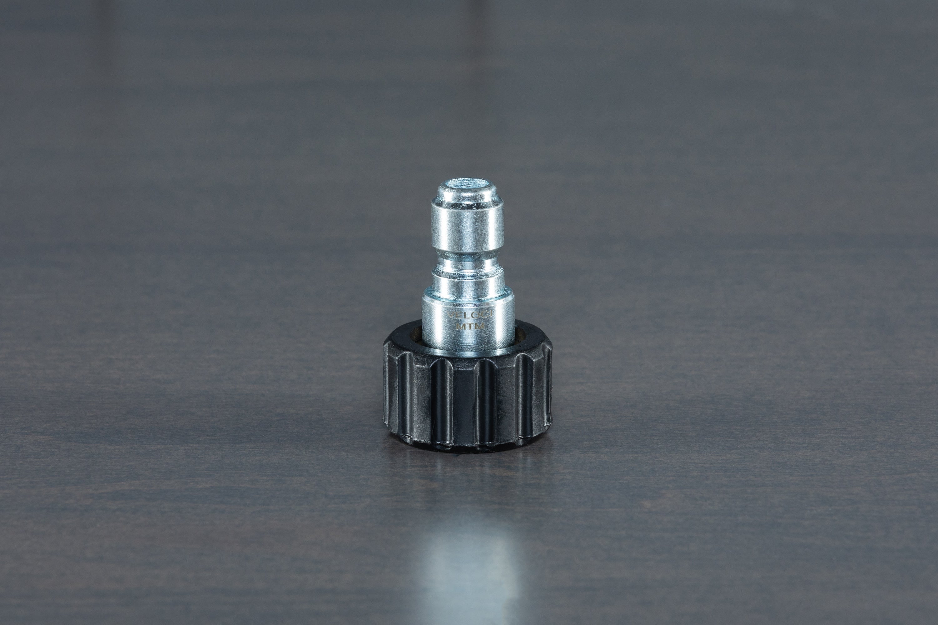 Zinc M22 Female (14mm) to 3/8 Quick Disconnect (QD) Plug Adapter - Perfect for Hydraulic Systems, Pneumatic Tools & Industrial Equipment Connections