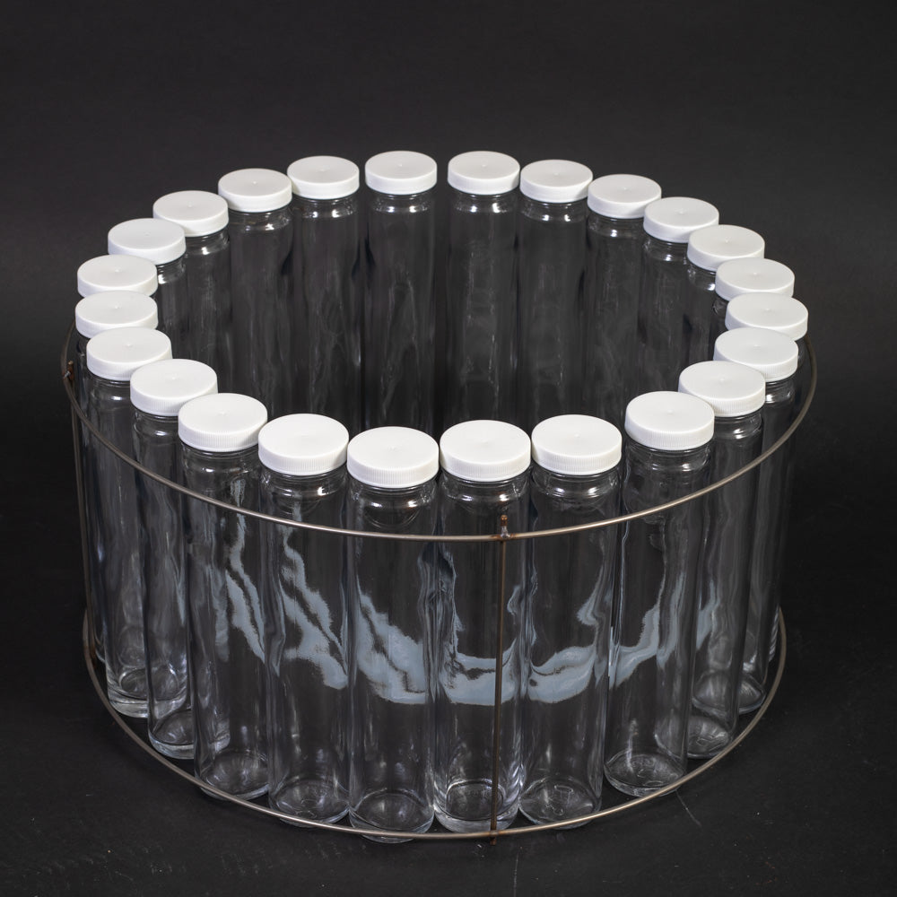 6700 / 6712 Full Size Portable Sampler Bottle Kit - 24 Pack 350mL Glass Bottles for Water Sampling & Environmental Testing