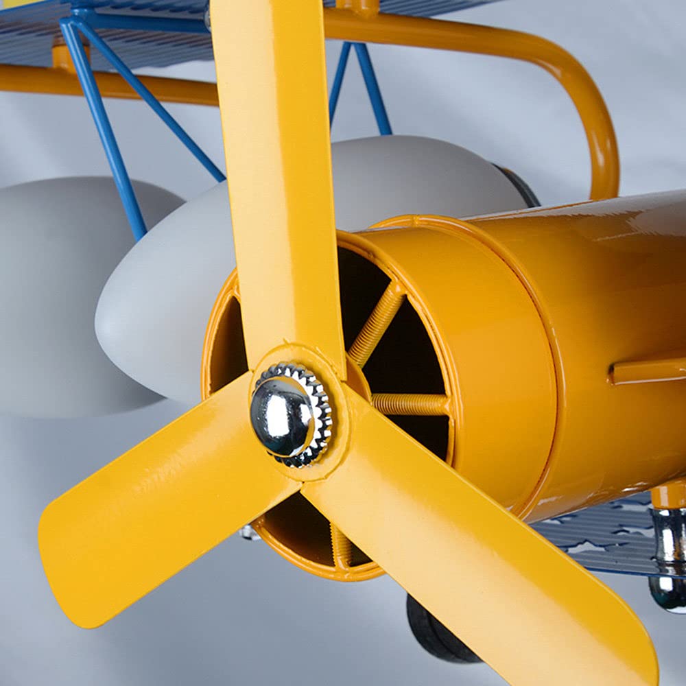 Modern LED Cartoon Airplane Chandelier Light for Kids Room - Airplane Ceiling Light, Children's Bedroom Lighting, Boys Room Decor - Perfect for Nursery, Playroom & Kids Bedroom Lighting