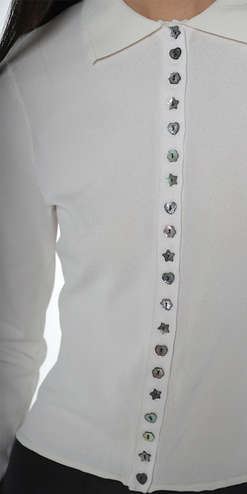 Stylish White Fiction Cardigan for Women - Cozy Knit Sweater for Fall & Winter | Perfect for Casual Outfits, Office Wear & Layering