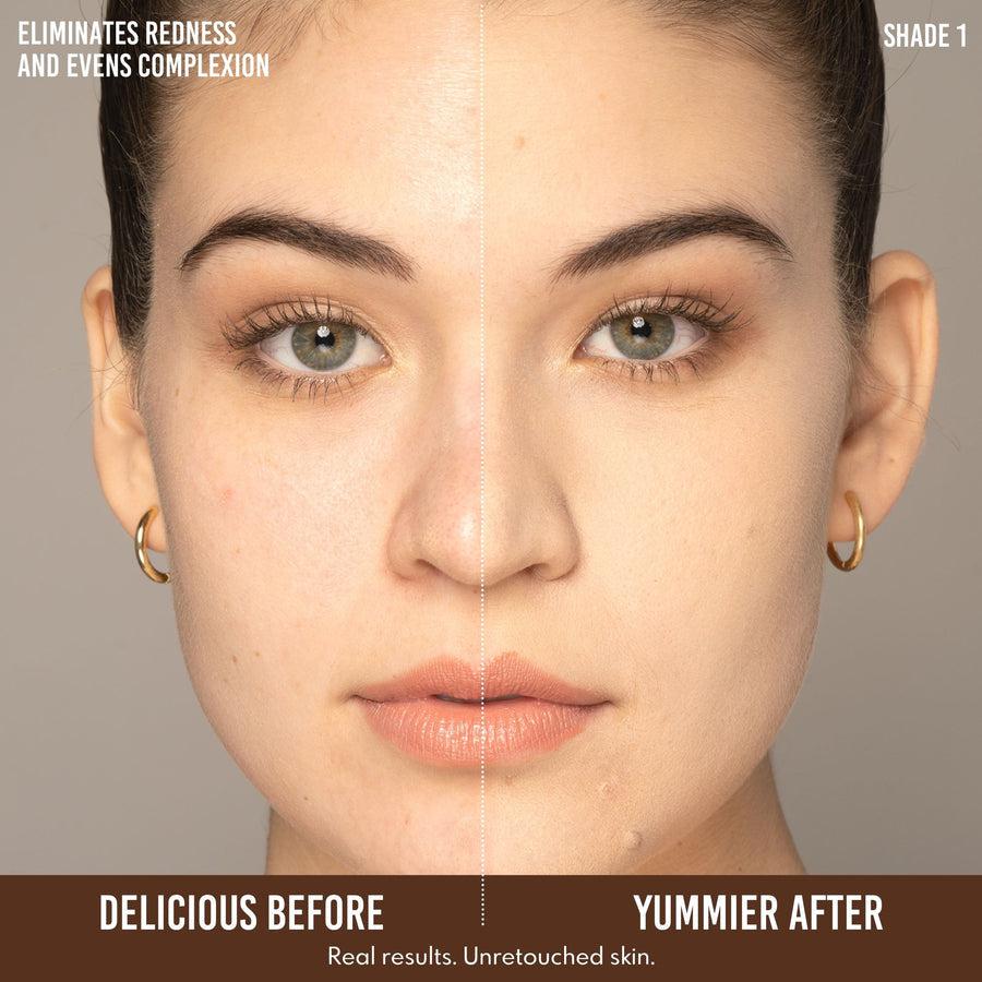 Danessa Myricks Beauty Yummy Skin Blurring Balm Powder - Lightweight Makeup for Flawless Complexion | Perfect for Daily Wear & Photo Shoots