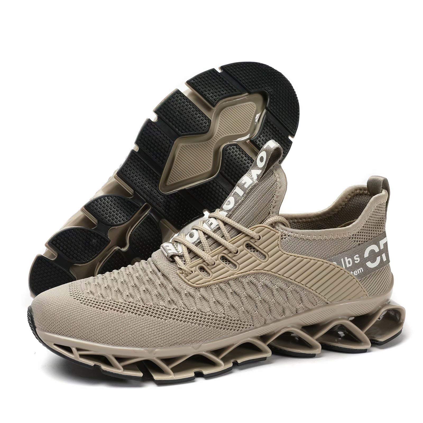 Chopben Men's Running Shoes - Non-Slip Blade Design, Breathable Mesh, Soft Sole for Athletic Walking & Casual Wear | Perfect for Gym, Jogging & Daily Use