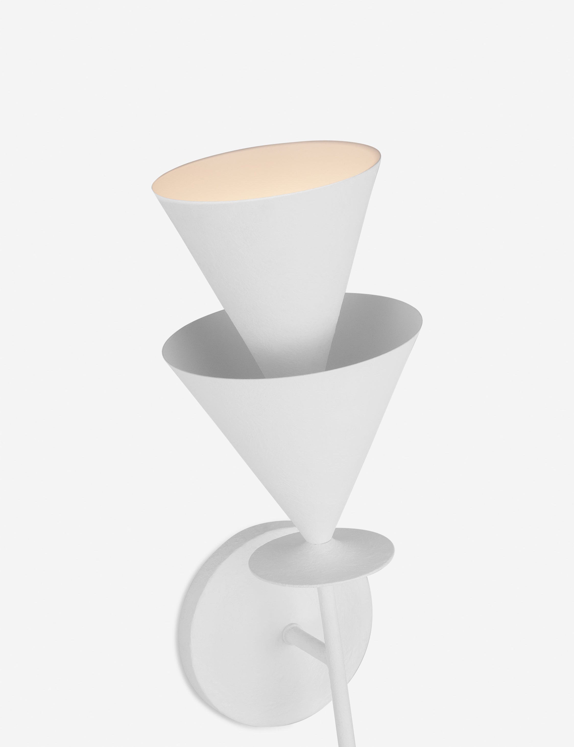 Cornet Sconce Wall Light by Christiane Lemieux - Elegant Brass Wall Sconce for Living Room, Bedroom & Hallway Lighting