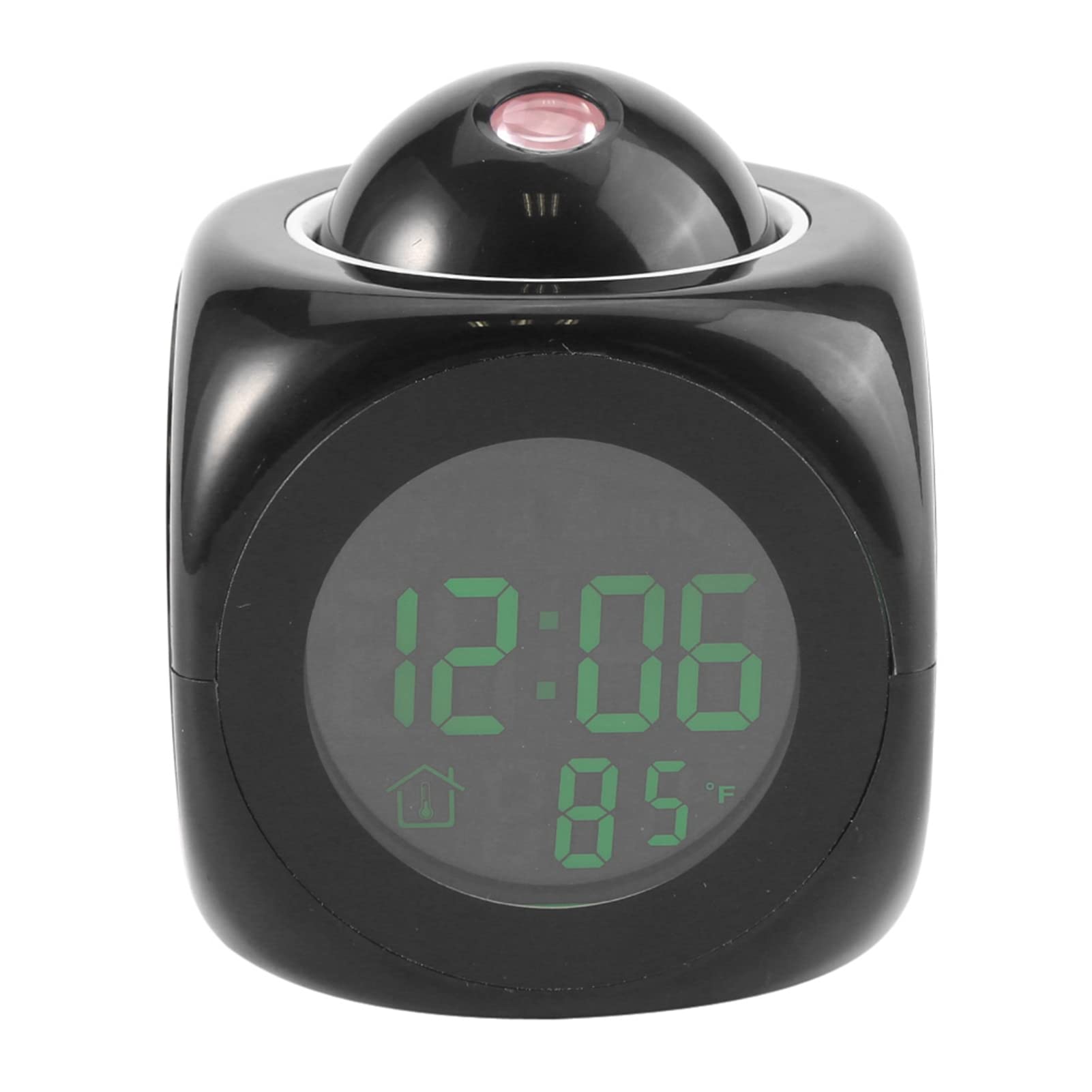 LED Projection Alarm Clock for Bedroom & Desk - Digital Clock with Time & Temperature Display for Home, Office, Nightstand (Perfect for Nighttime Visibility & Easy Reading)