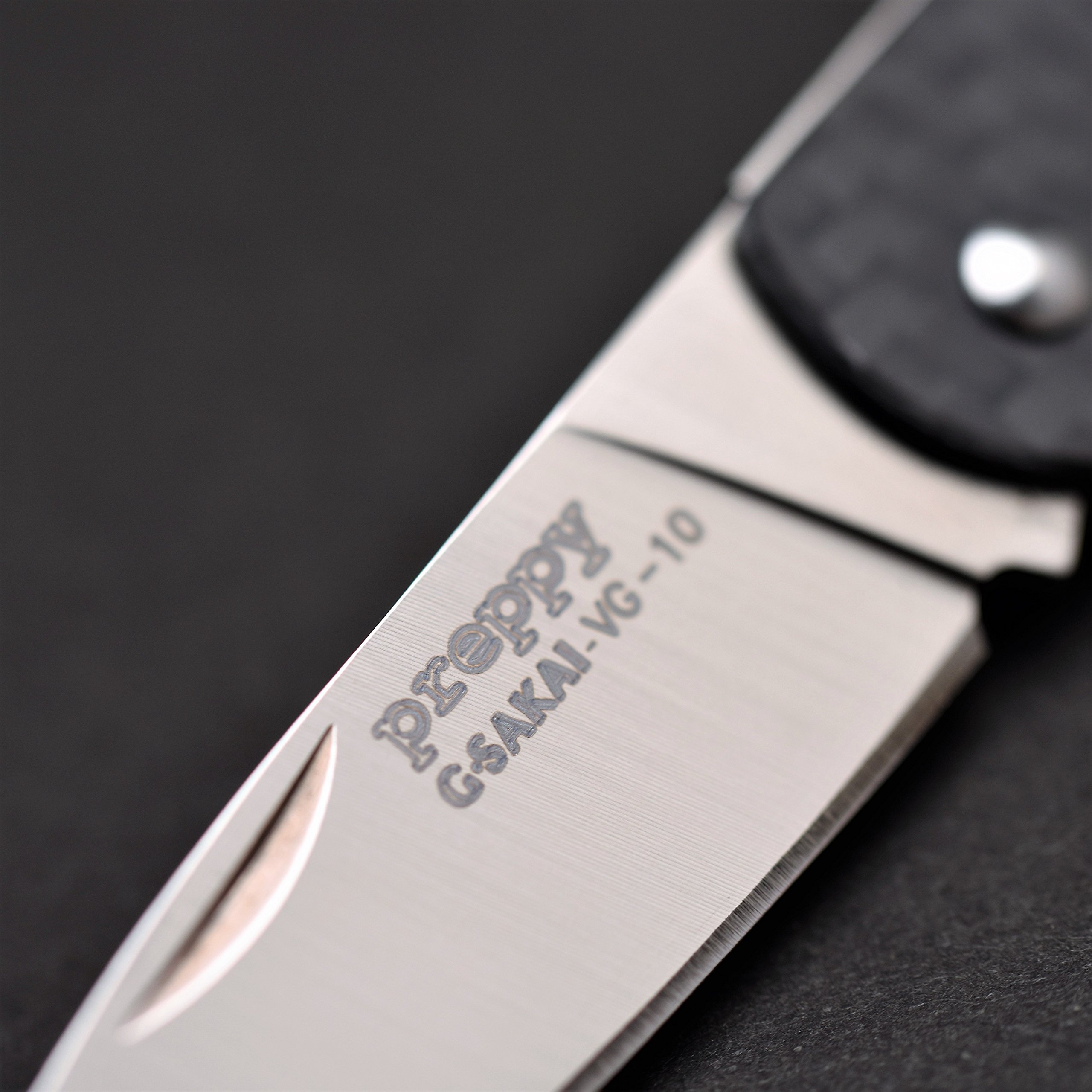 G Sakai Premium Folding Pocket Knife - Carbon Fiber Blade, Lightweight & Durable - Perfect for Camping, Hiking, and Everyday Carry (EDC)