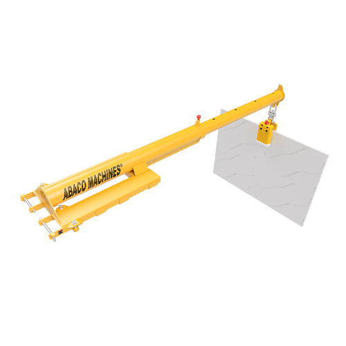 Abaco Telescopic Forklift Boom - Heavy Duty Extendable Fork Attachment for Warehouse & Construction - Perfect for Loading, Material Handling & Industrial Lifting Operations