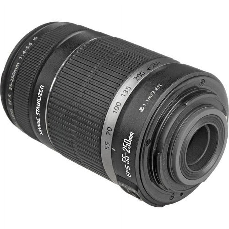 Canon EF-S 55-250mm f/4.5-5.6 IS II Telephoto Zoom Lens for DSLR Cameras - Perfect for Wildlife, Sports & Travel Photography
