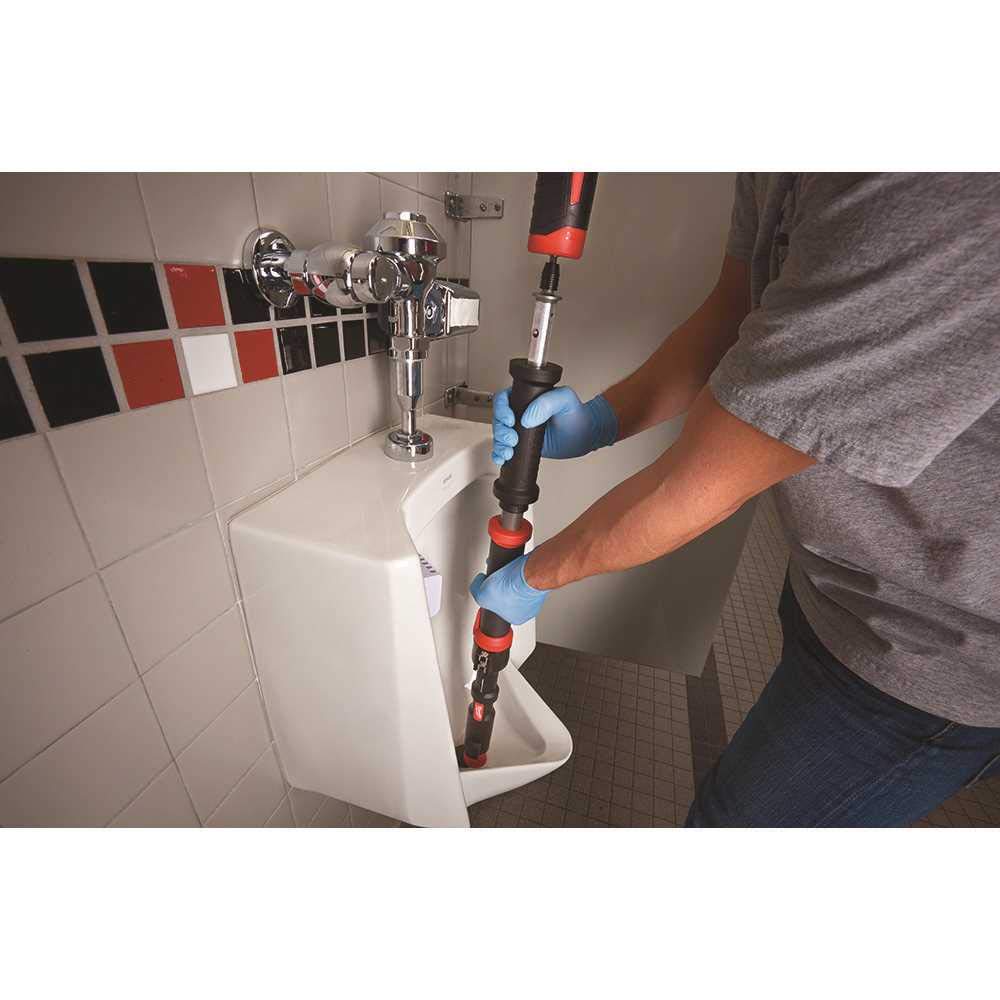 Milwaukee's Closet Auger Kit with 2 Batteries Included - Perfect for Drain Cleaning, Plumbing Repairs & DIY Home Maintenance