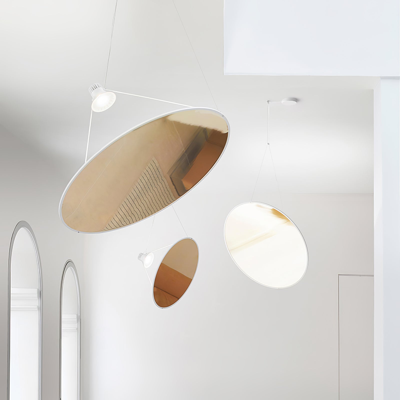 Amisol Modern Pendant Lamp - Stylish Hanging Light Fixture for Kitchen Island, Dining Room, Living Room & Bedroom Decor