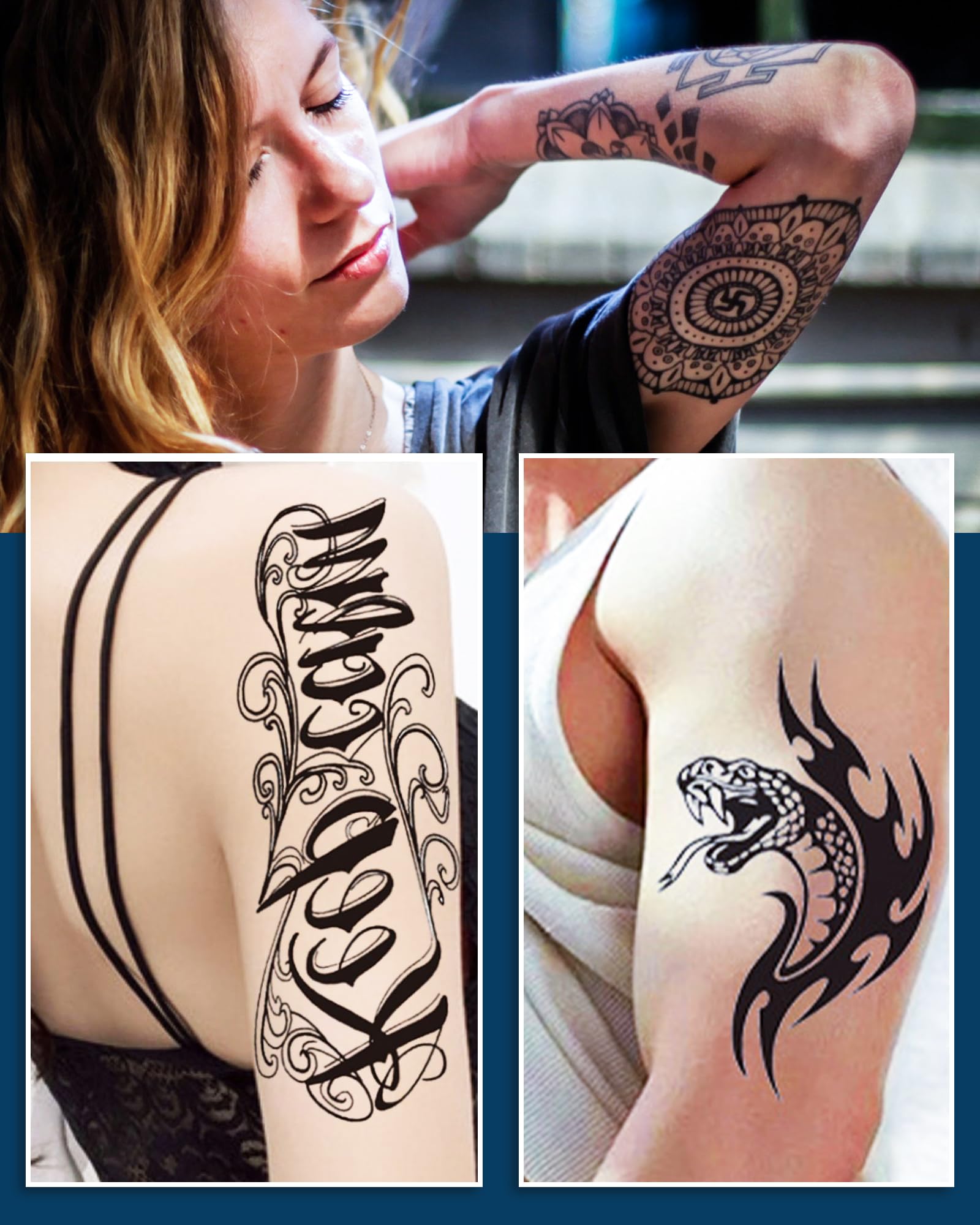 HPRT 100 Sheets A4 Temporary Tattoo Paper for MT866/M08F Printers - DIY Custom Tattoos for Parties, Events & Body Art
