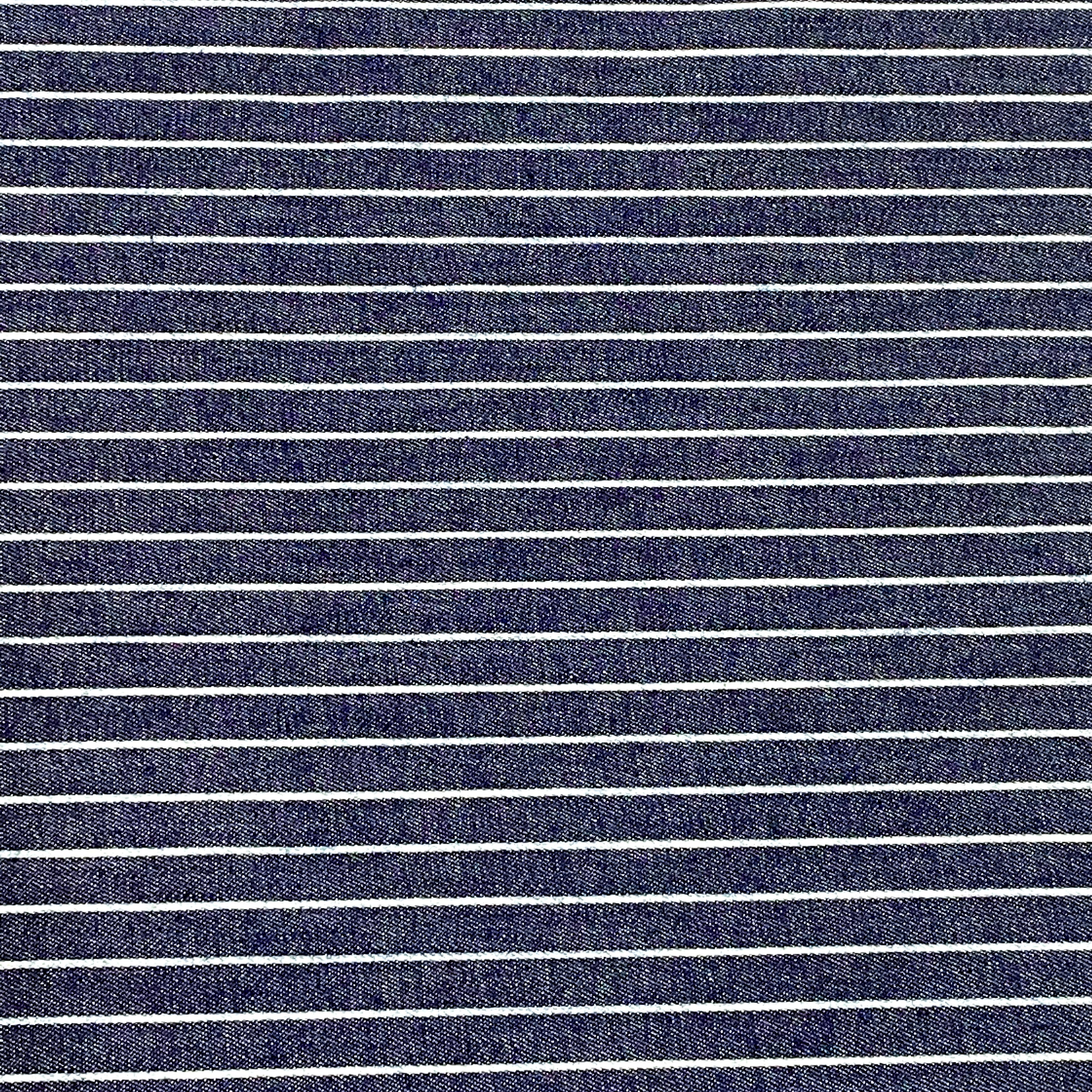 Chambray Stripe Indigo Shirt - Casual & Comfortable Men's Button Down for Everyday Wear | Perfect for Office, Date Night & Weekend Outings