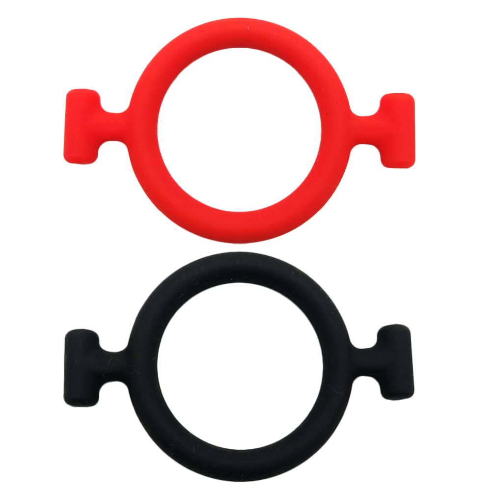 2 Pack Silicone Mouth Gag Sex Toy - Soft & Safe BDSM Gag for Couples, Adults, Women & Men - Perfect for Role Play, Bondage & Sensory Play