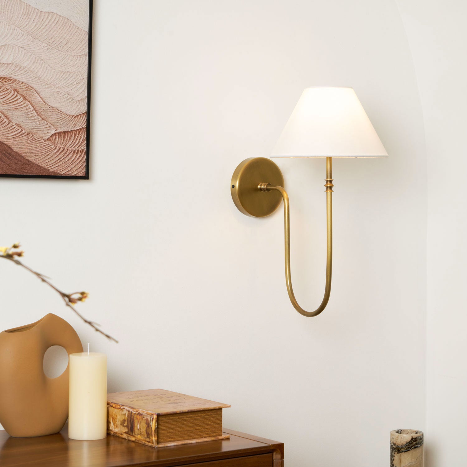 Collins Wall Light - Modern LED Sconce for Bedroom, Living Room & Hallway - Energy Efficient Indoor Lighting Fixture
