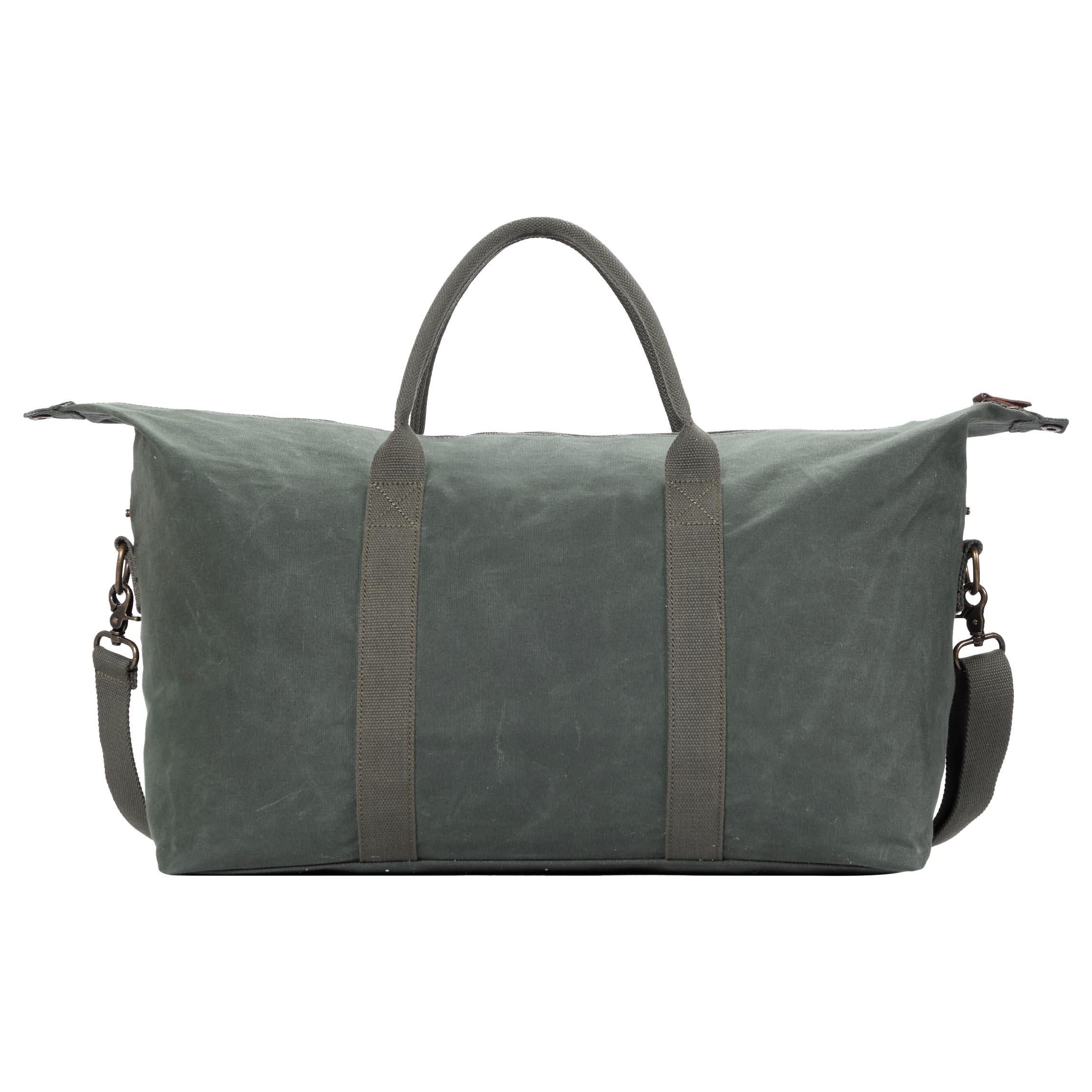 TRP0546 Troop London Heritage Canvas Holdall - Large Durable Travel Duffel Bag for Gym, Weekend Trips & Outdoor Adventures