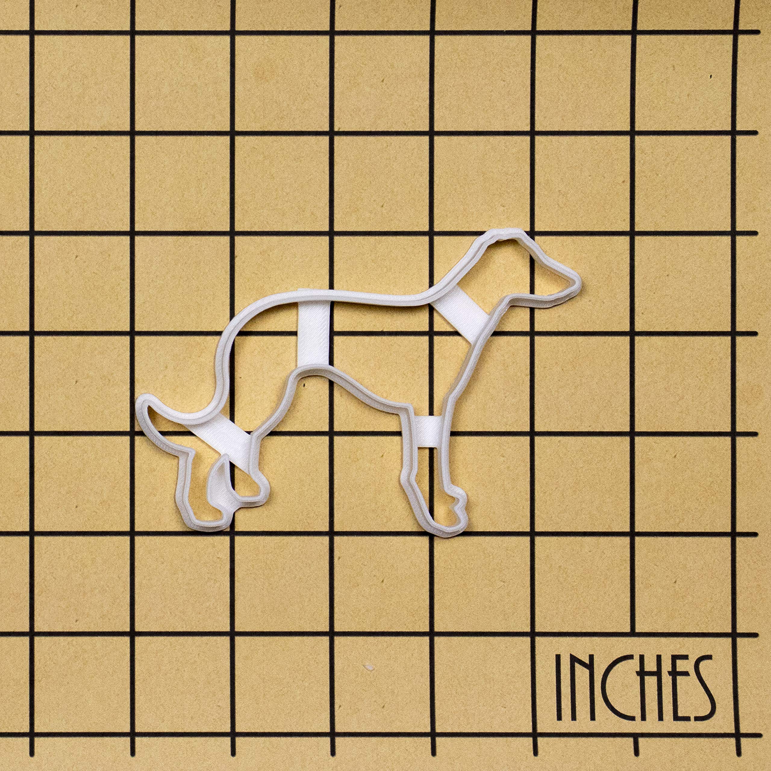Greyhound Silhouette Cookie Cutter - 1 Piece Stainless Steel Dog Bone Shaped Baking Tool for Dog Lovers | Perfect for Dog-Themed Parties, Pet Birthday Treats & DIY Cookie Decorating