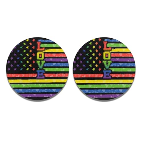 Rainbow US Flag