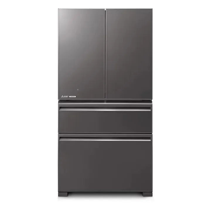 Mitsubishi Electric 564L French Door Refrigerator - Energy Efficient Stainless Steel Smart Fridge with Spacious Interior for Modern Kitchens | Perfect for Large Families & Entertaining Guests