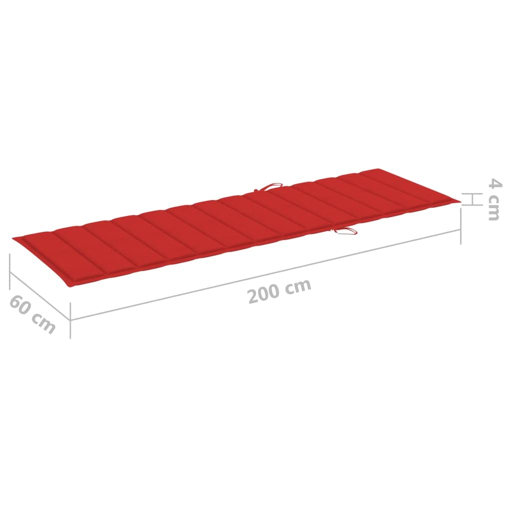 Premium Outdoor Chaise Lounge Cushion - 78.7