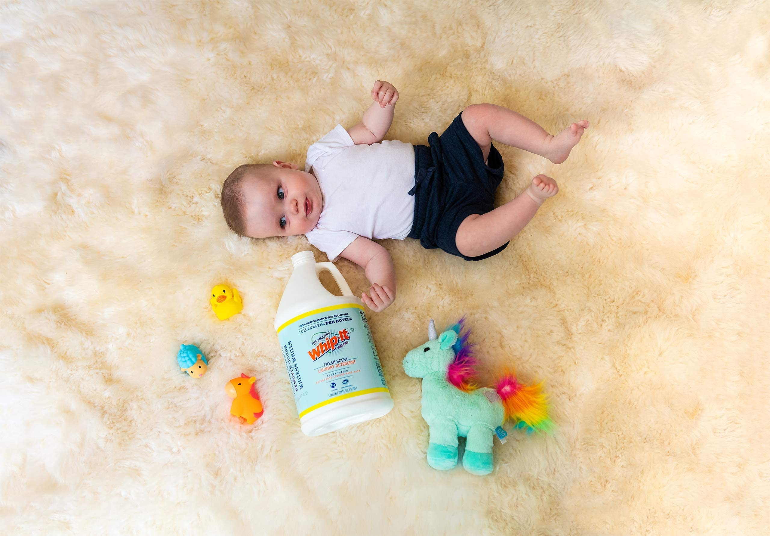 Whip-It Discovery Kit Bundle - Gallon Concentrate & Gallon Laundry Detergent with 32oz Professional Strength & 32oz Odor Eliminator (4 Items) | Powerful Cleaning Solution for Home, Laundry & Tough Stain Removal