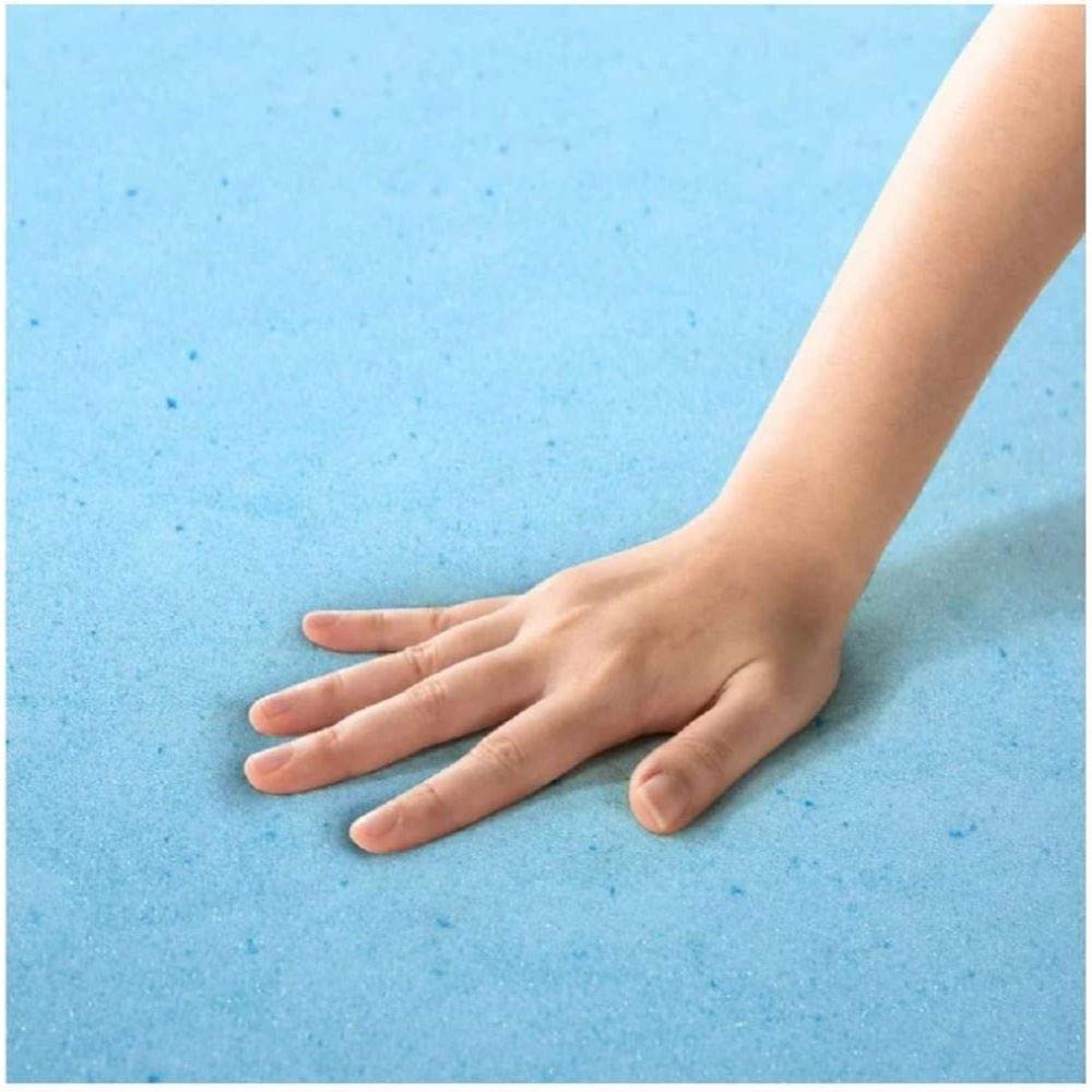 FoamRush 4 Inch Gel Cooling Memory Foam Mattress Topper - Twin Size (38