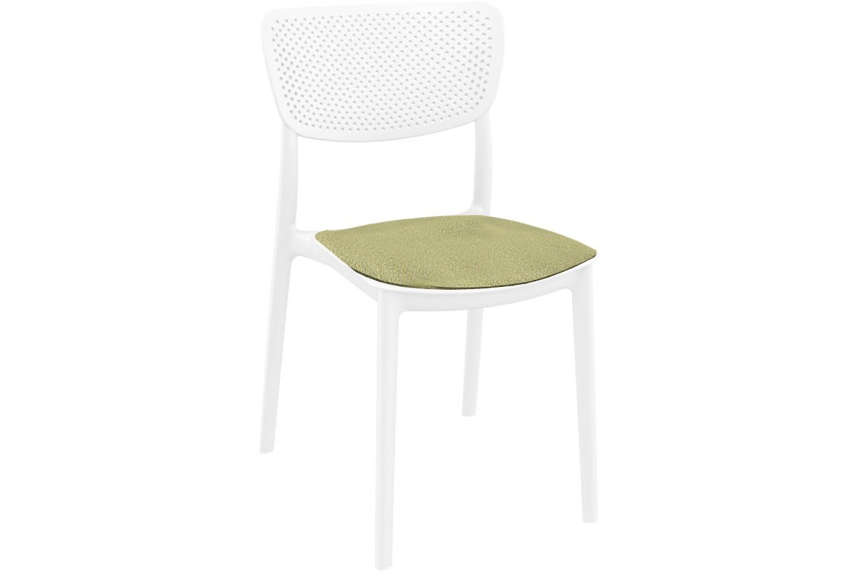 Stackable Lucy Dining Chair - Indoor/Outdoor Use for Restaurants, Cafes, and Home Patios | Durable & Stylish Seating Solution