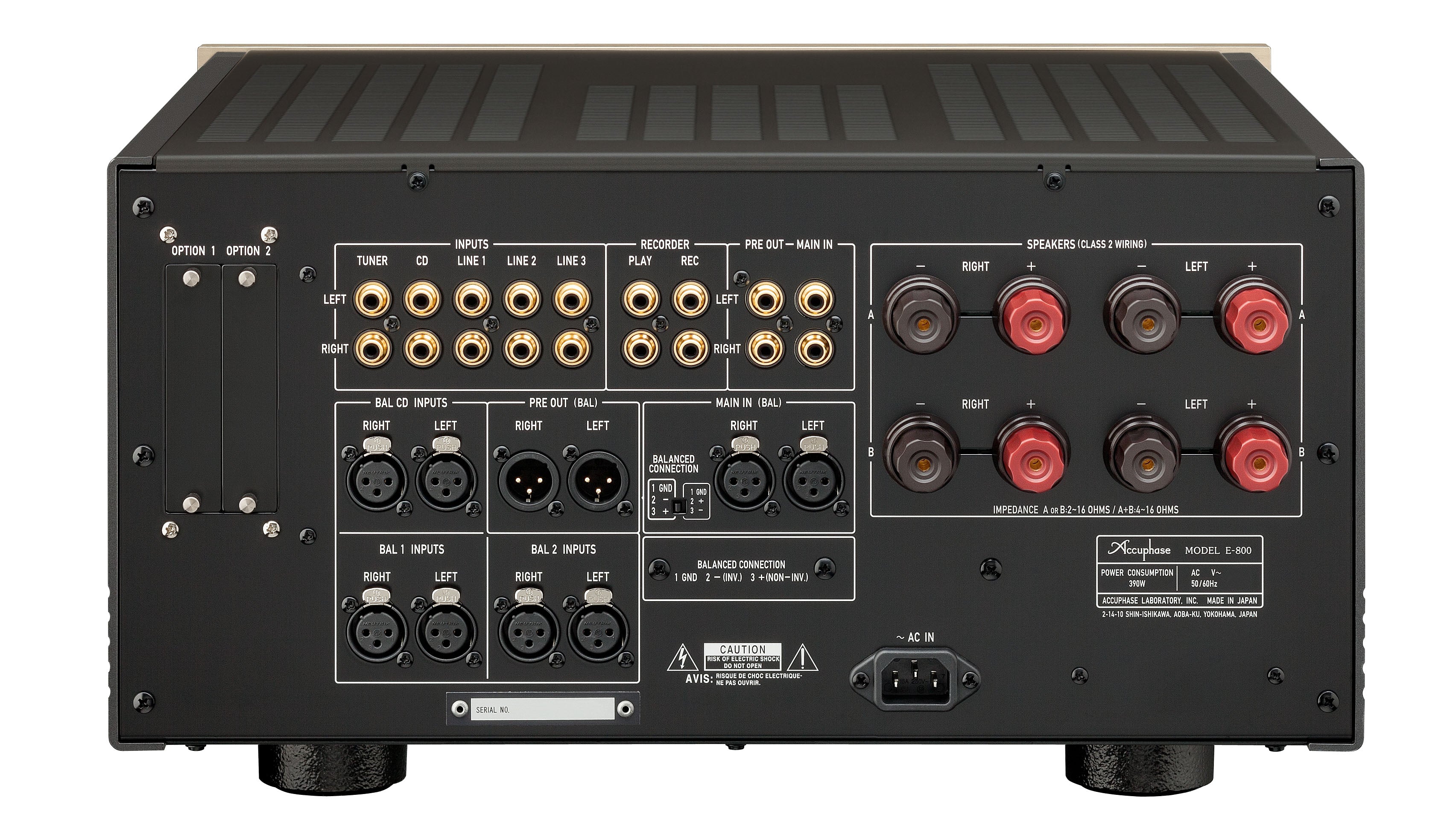 Accuphase E-800 Class A High-End Integrated Stereo Amplifier - Audiophile Home Audio System for Music Listening & Hi-Fi Sound Experience