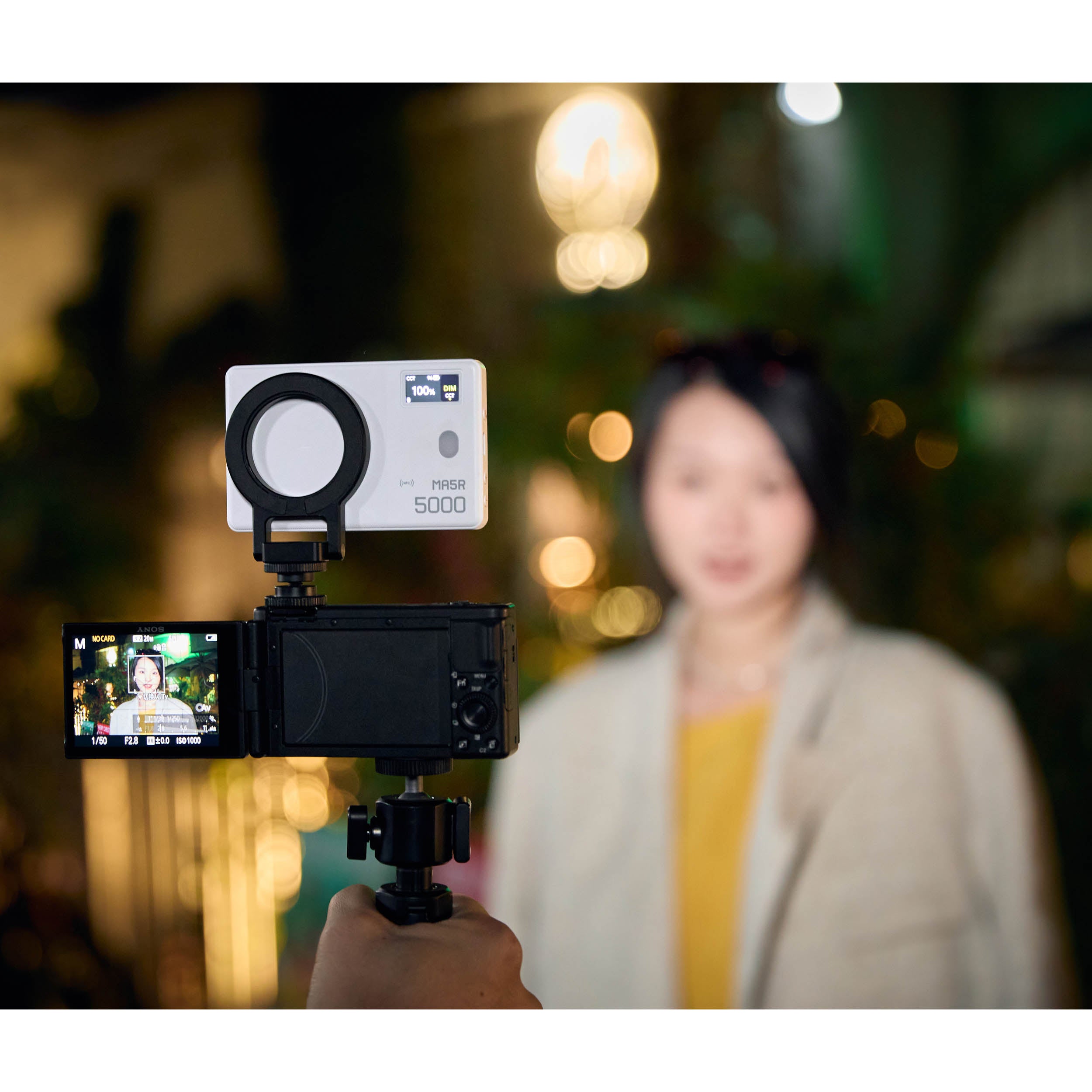 Godox MA5R Magnetic Bracket Stand AM01 - Universal Phone Mount for Photography, Vlogging & Live Streaming - Compatible with Smartphones, Tablets & Action Cameras - Perfect for Content Creators, Travel & Outdoor Shooting