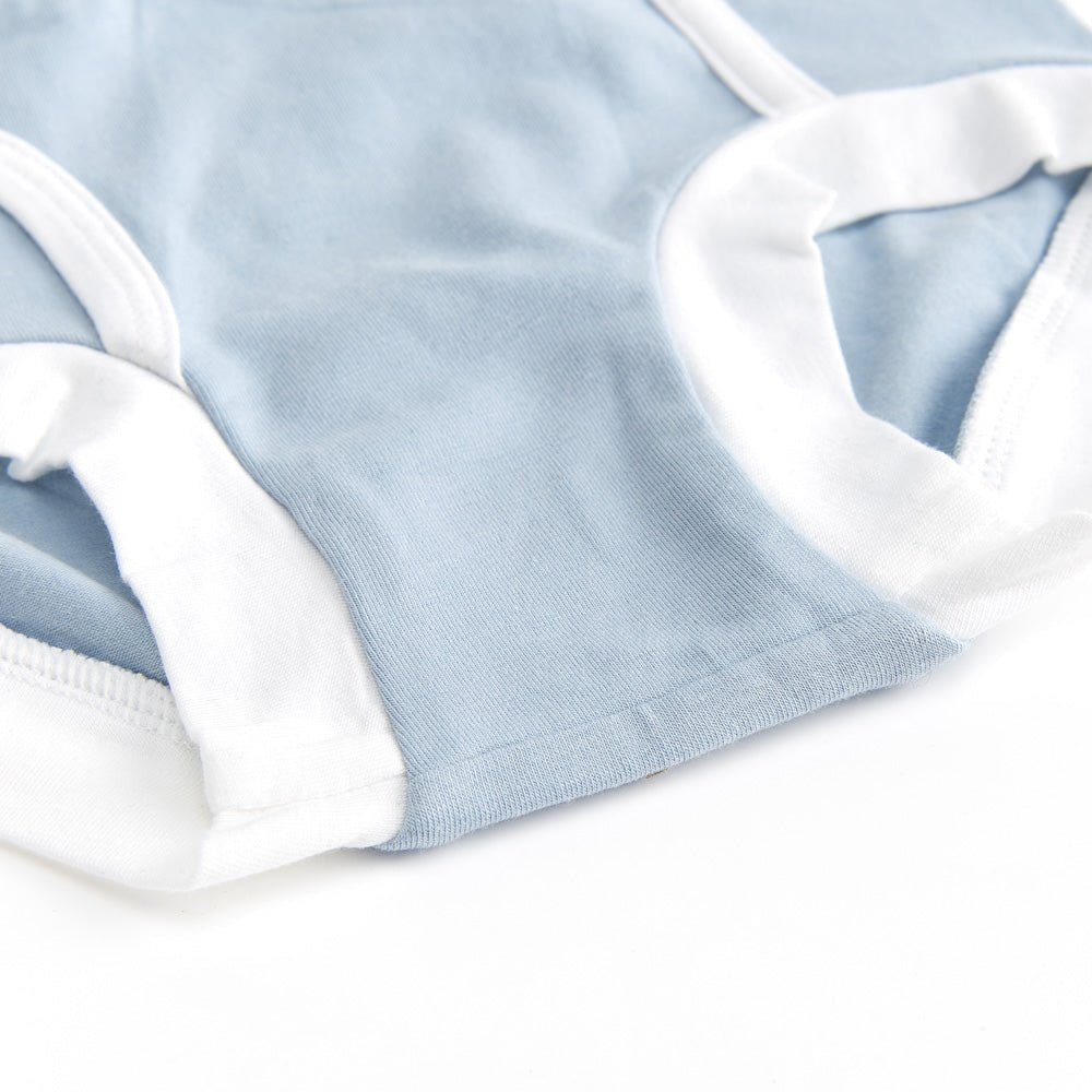 Boys' Cotton Underwear Soft Comfortable Breathable Powder Blue - Perfect for School, Sports & Everyday Wear