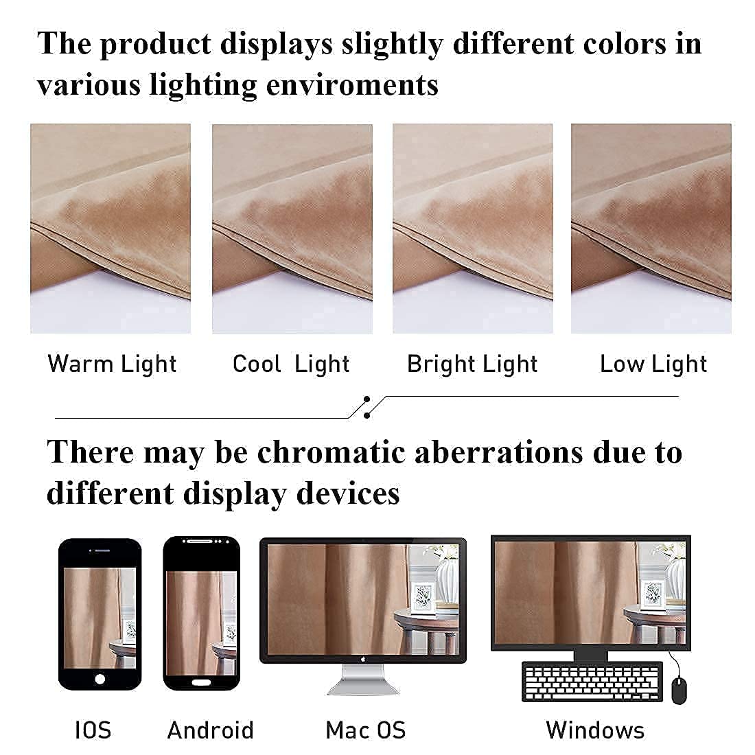 StangH Velvet Curtains Set with Tiebacks - Blackout Drapes for Living Room & Bedroom - Elegant Window Treatments for Home Decor