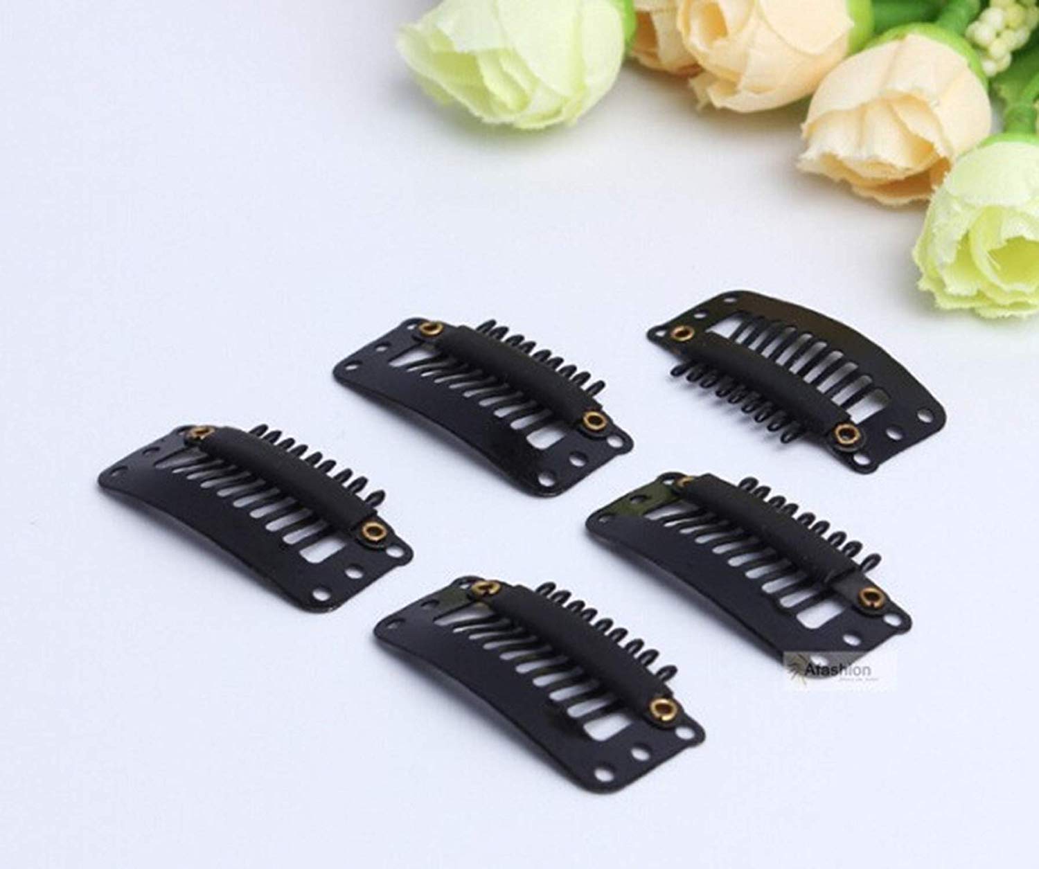 Premium Human Hair Monofilament Base Full Head Wigs for Men - Natural Looking Toupee & Hair Patches for Men & Boys with Extension Clips (Set of 12) - Perfect for Daily Wear, Cosplay & Hair Loss Solutions