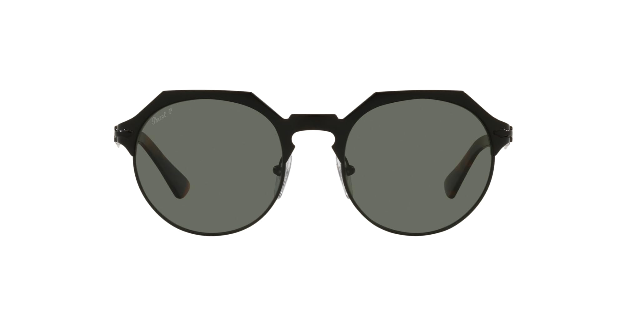 Persol PO2488S Hexagonal Sunglasses for Men & Women - Polarized UV Protection - Classic Retro Style for Driving, Travel & Outdoor Activities