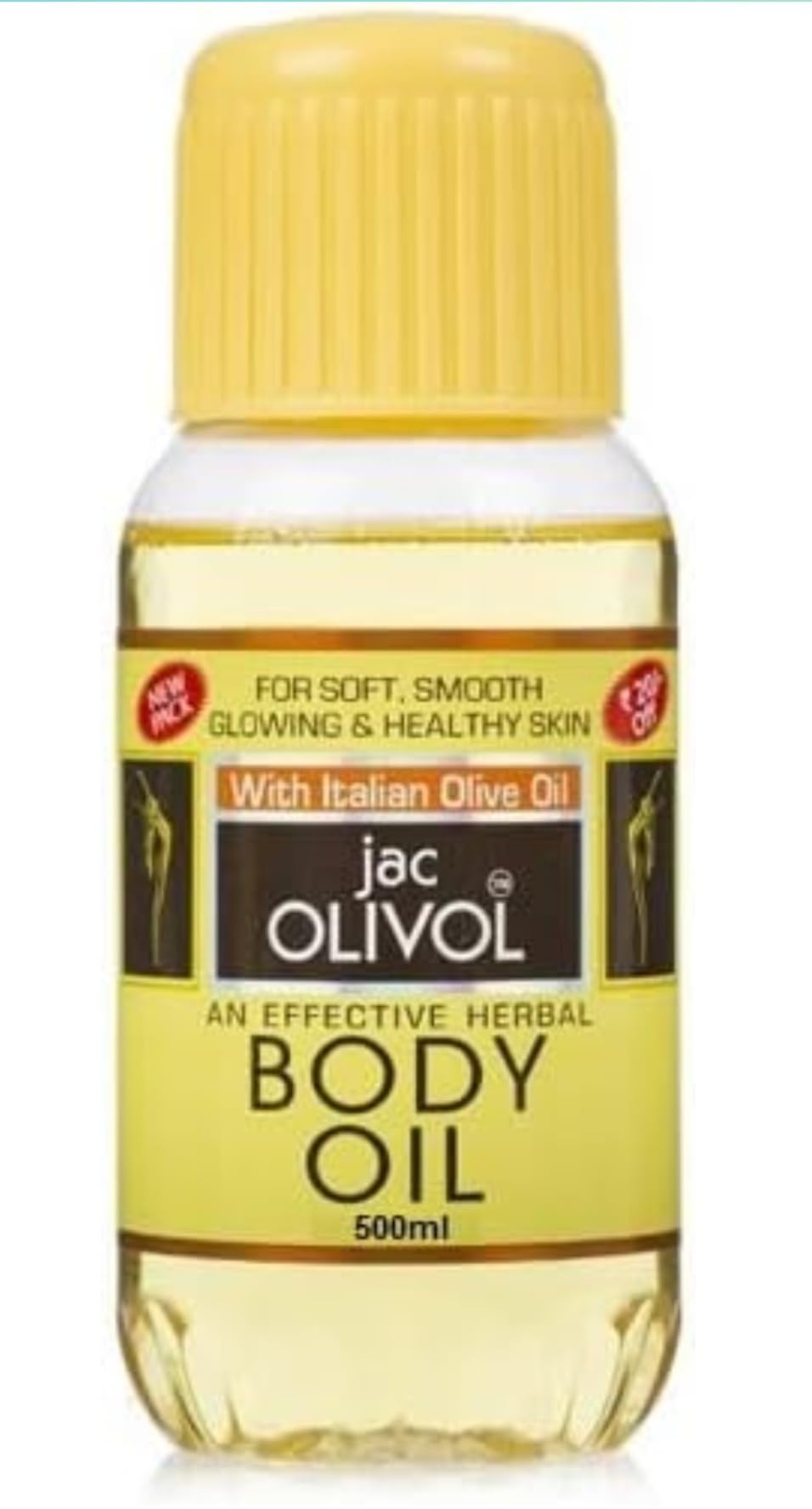 Jac Olivol Natural Body Oil - 200ml for Hydration & Glow | Moisturizing Skin Care for Dry & Sensitive Skin | Perfect for Massage, Aromatherapy & Daily Skincare Routine