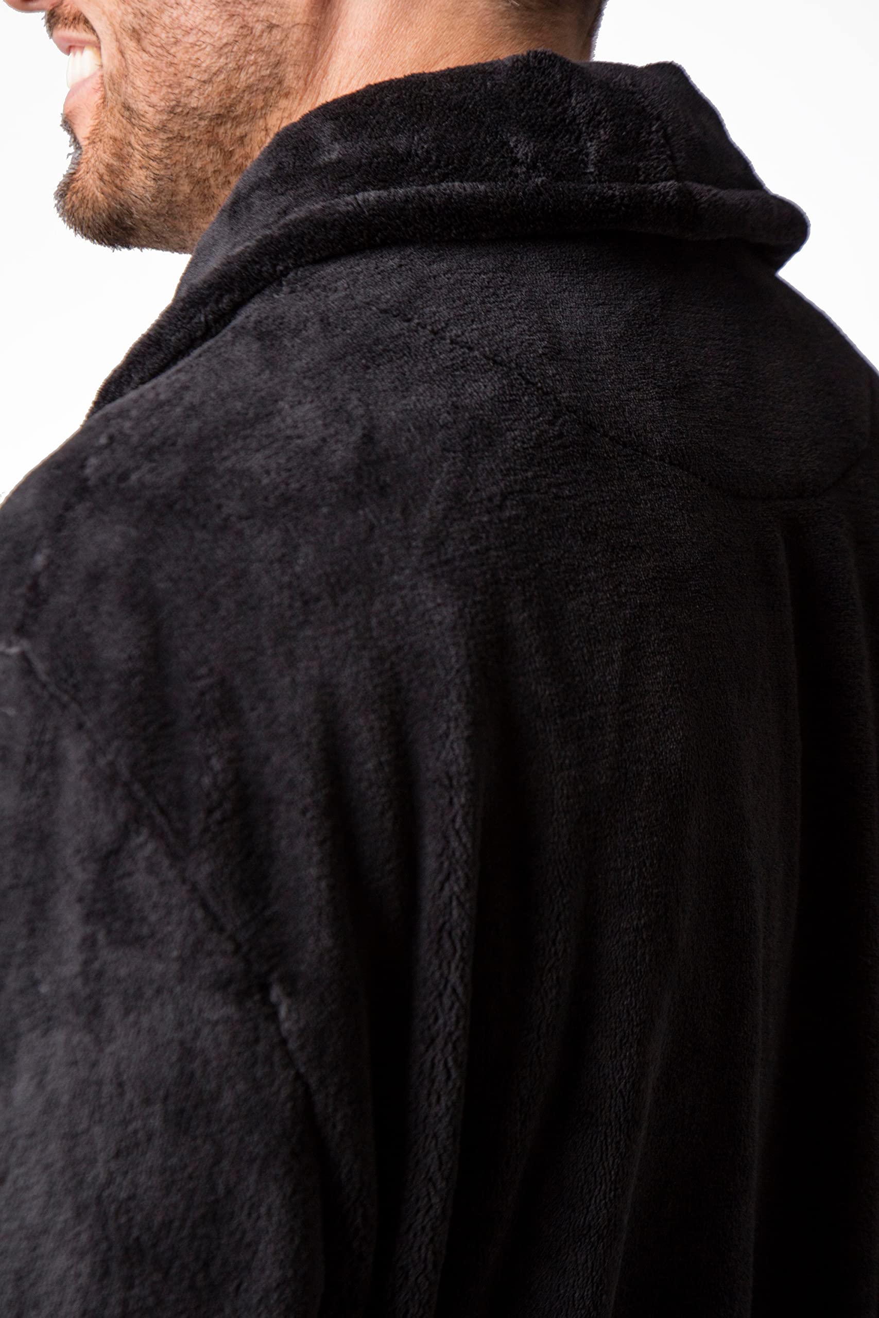 Heat Holders SockShop Men's Fleece Dressing Gown - Ultra Warm Winter Robe for Men - Perfect for Lounging at Home & Cold Weather Comfort