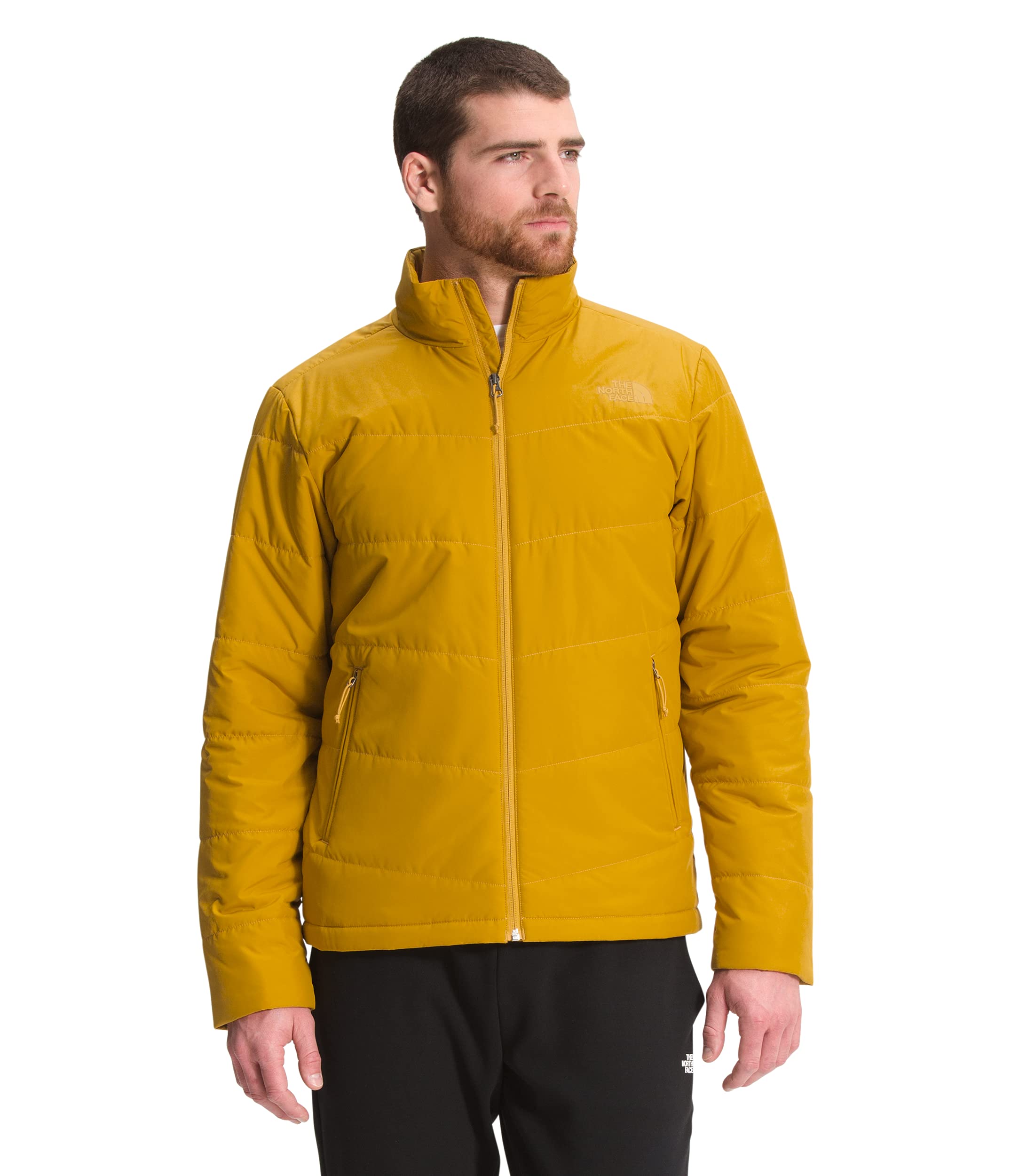 THE NORTH FACE Men's Junction Insulated Jacket - Arrowwood Yellow, Medium | Waterproof Winter Coat for Hiking, Camping & Outdoor Activities