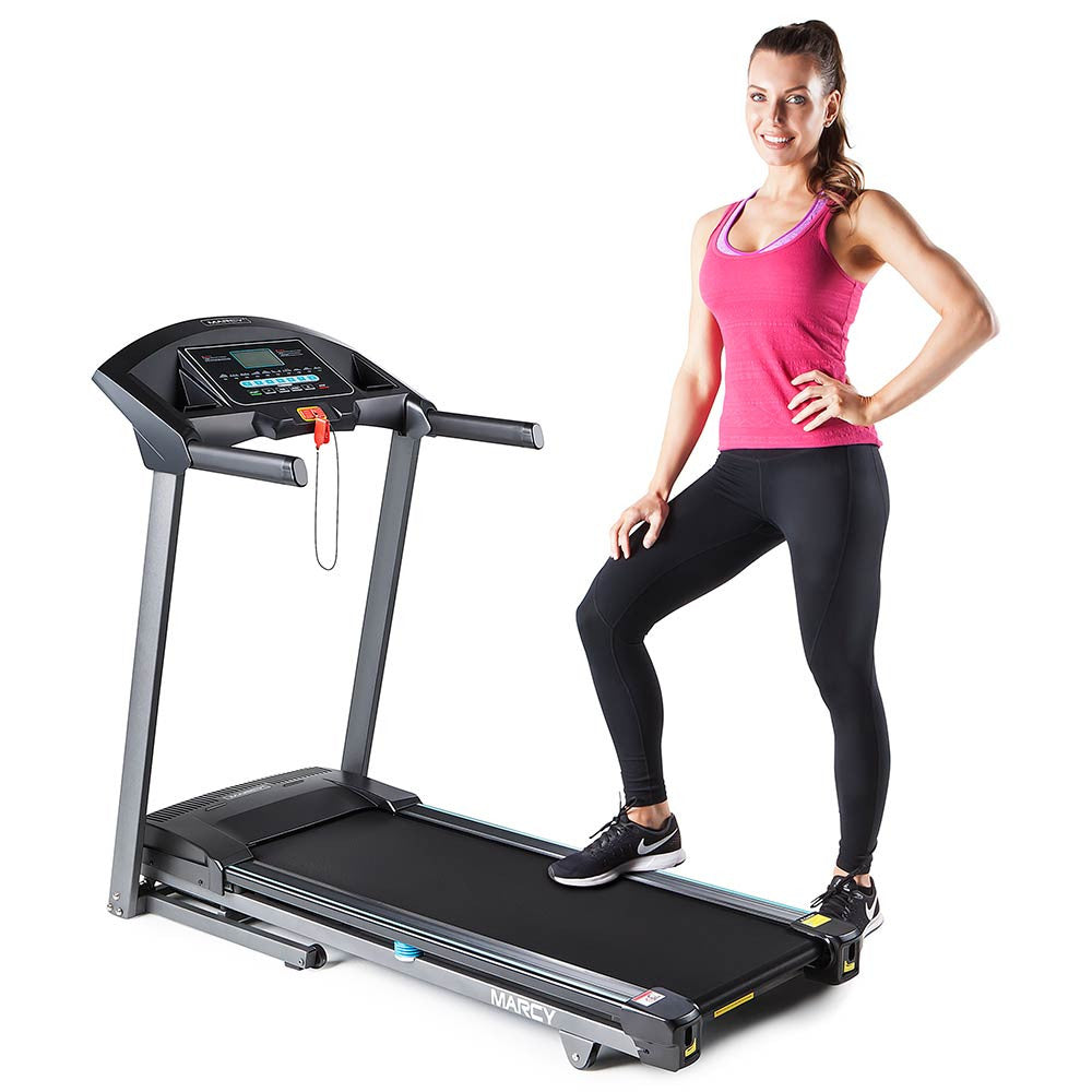 Marcy Motorized Folding Treadmill JX-650W - Compact Home Gym Equipment for Cardio Workouts | Perfect for Small Spaces & Home Fitness