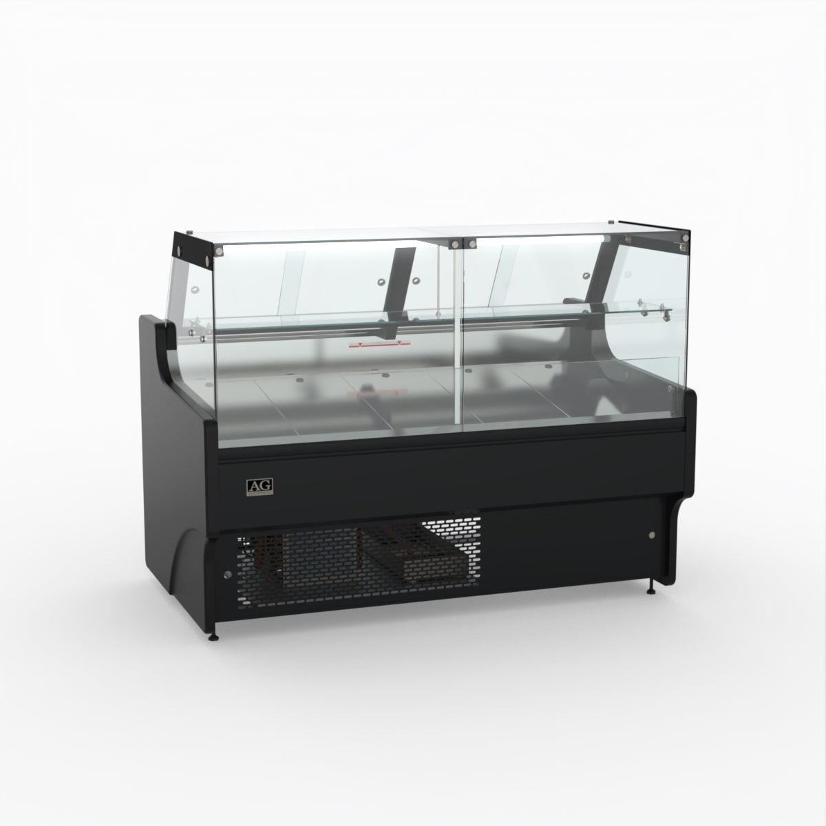 1.5 Meter Deli Showcase Glass Display Case - Commercial Refrigerated Food Display for Bakery, Deli, and Supermarket Use