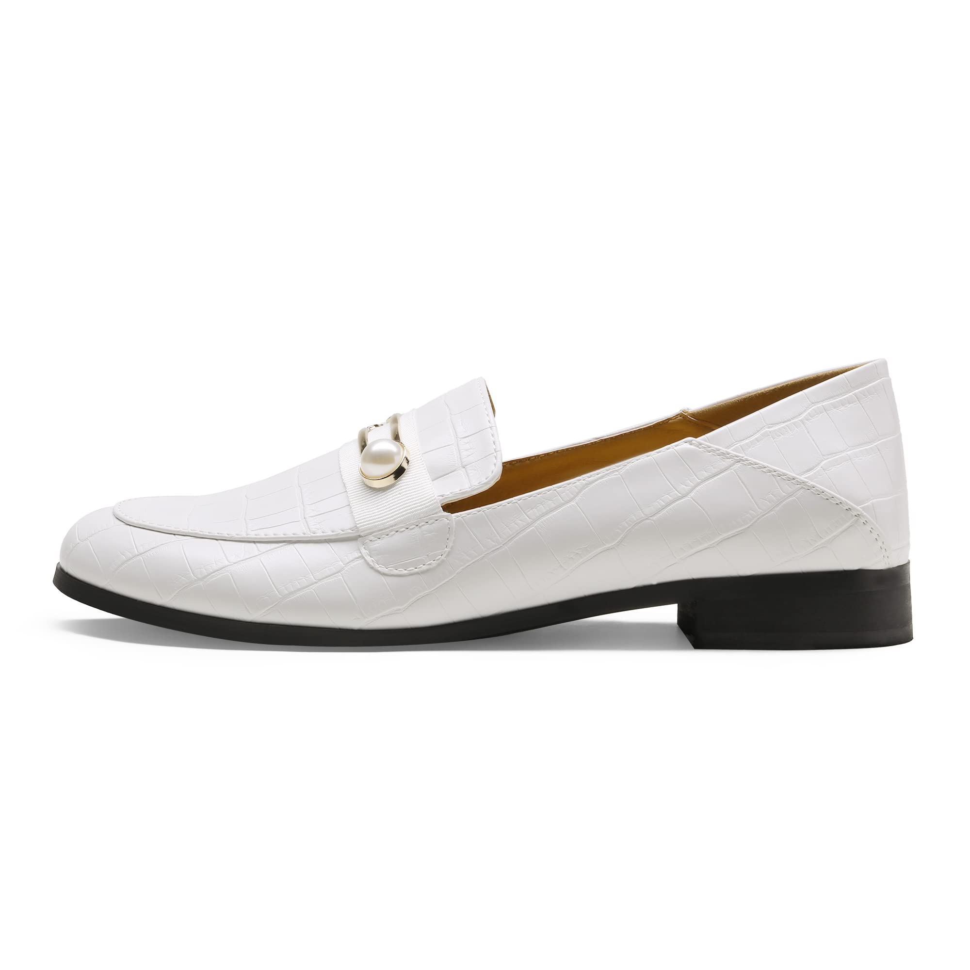 **DREAM PAIRS Women's Slip-On Loafers - Comfortable Round Toe Casual & Dressy Flats for Work, Office, and Everyday Wear**