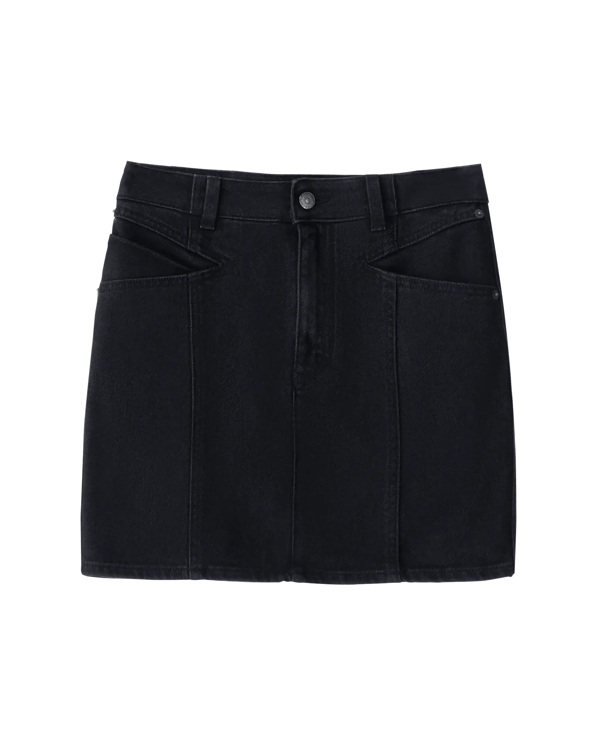 Stylish High Waist Denim Mini Skirt for Women - Trendy Distressed Short Denim Skirt with Pockets - Perfect for Casual Outfits, Parties & Summer Fashion