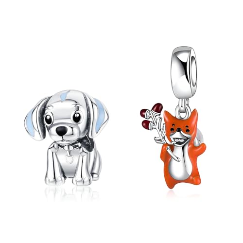 Pet Dog and Fox Charm