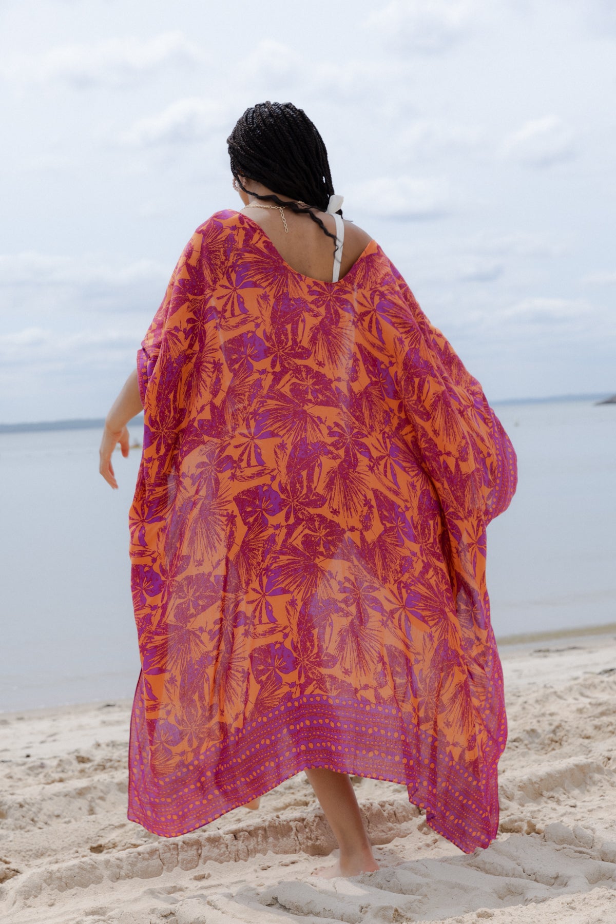 Stylish Tropical Print Kimono Robe - Lightweight Summer Cover Up for Women - Perfect for Beach, Pool, and Vacation Wear
