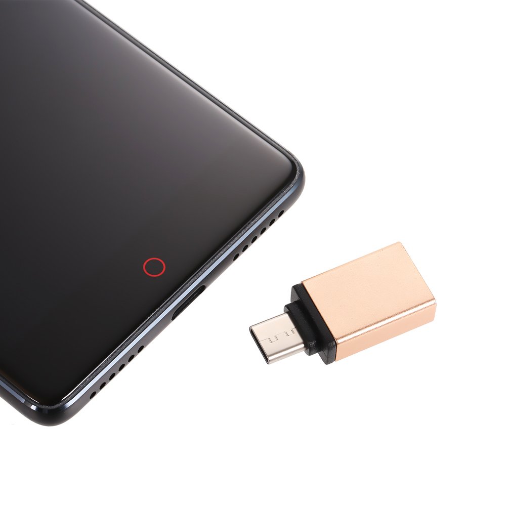 KOCAN USB C to USB 3.0 Adapter, USB Type C Male to USB A Female OTG Converter, Aluminum Alloy Adapter Compatible with Samsung S8 Plus, Xiaomi Mi5 Mi6 - Perfect for Charging, Data Transfer & Connecting USB Devices to Laptops/Phones