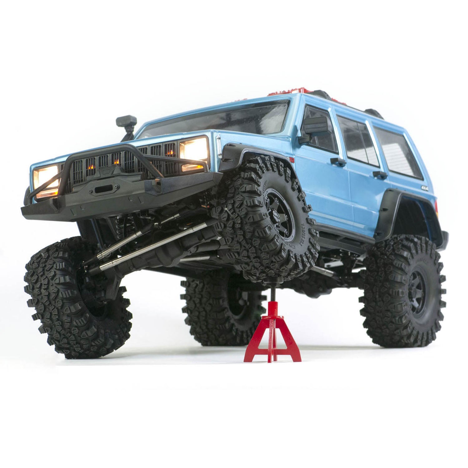 EMO X2 CROSSRC 1/8 Scale RC Rock Crawler - 4WD Off-Road Remote Control Car with 25T Brushed Motor & Hobbywing ESC | Waterproof, LED Lights | Perfect for Trail Crawling, Backyard Adventures & RC Hobbyists
