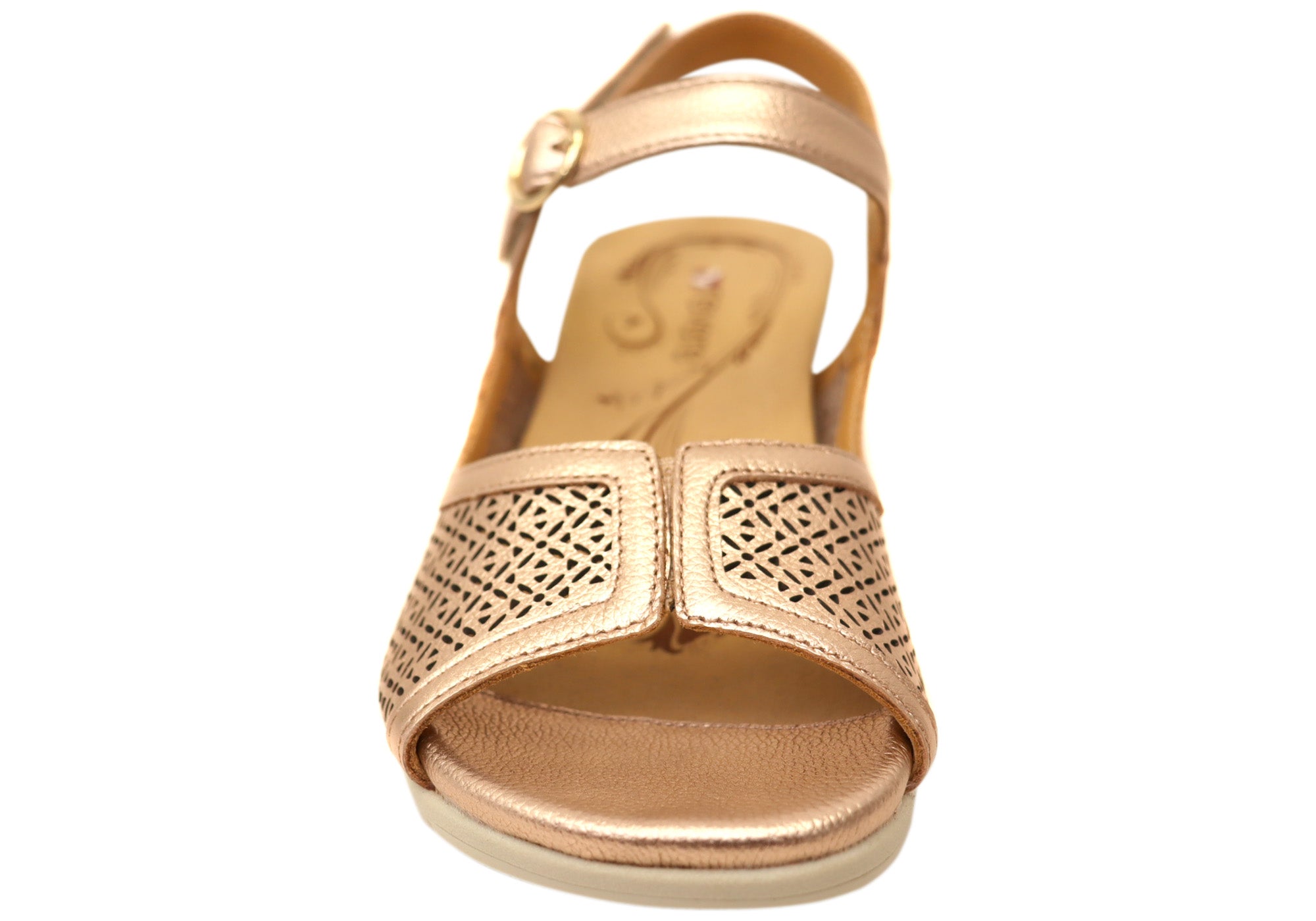Revere Women's Kaya Wedge Sandals - Comfortable & Supportive Leather Sandals for Walking, Travel & Summer Outfits