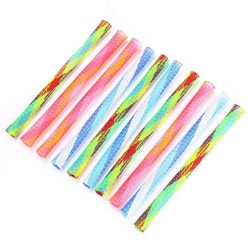 10Pcs Multi-Color Cat Bouncing Toy - High Elasticity Spring Shape Folding Play Toy for Kittens & Adult Cats | Fun Interactive Pet Toy for Indoor Play, Exercise & Stress Relief