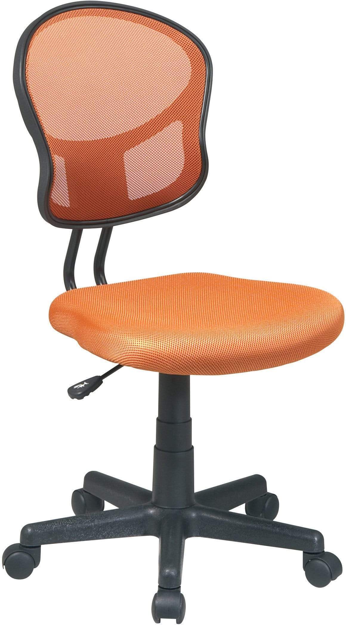 OSP Designs Ergonomic Pneumatic Mesh Task Chair - Adjustable Height, Lumbar Support, Fun Colors [EM39800] - Perfect for Home Office, Gaming & Workspaces