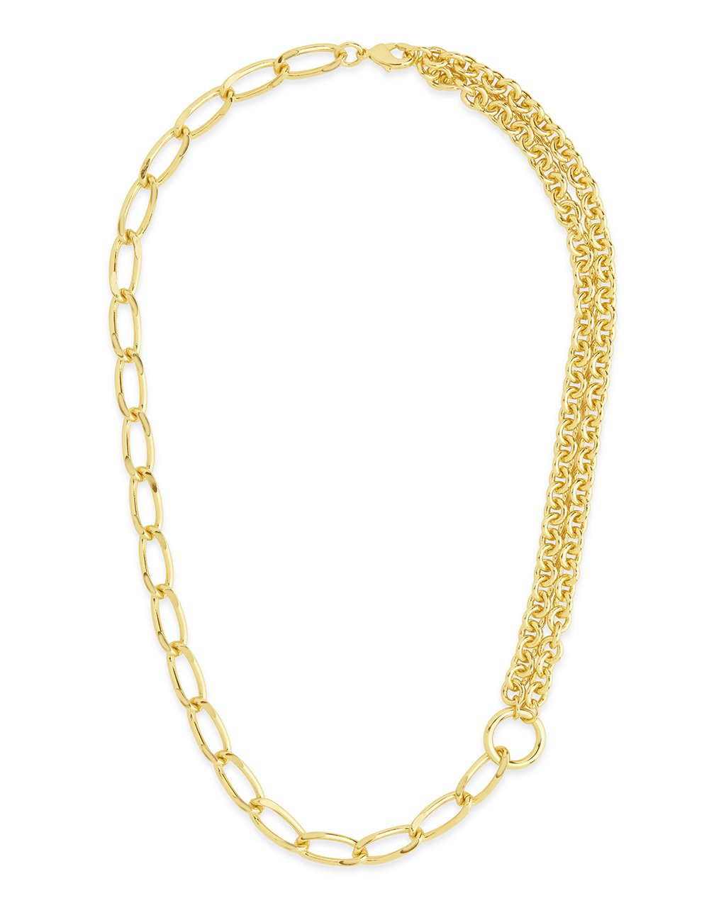 Elegant Milan Chain Necklace for Women - 18K Gold Plated Stainless Steel Choker - Perfect for Daily Wear, Parties & Gifts