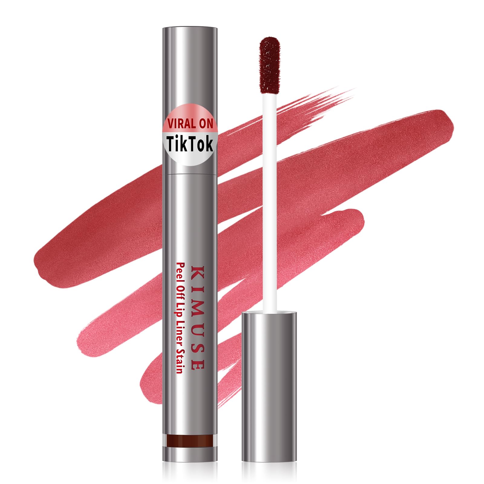 KIMUSE Peel Off Lip Liner Stain - Long Lasting Waterproof Matte Lip Tint | Transfer-Proof Highly Pigmented Lip Stain | Perfect for Parties, Weddings & Everyday Wear