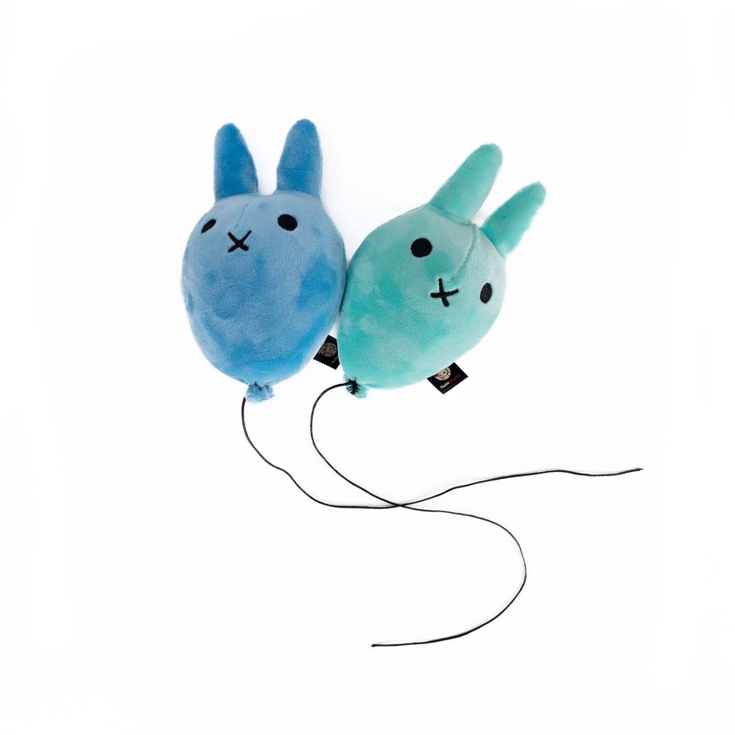 Soft Rabbit Ear Plush Balloons - Cute Stuffed Animal Party Decorations for Baby Showers, Birthday Parties & Room Decor